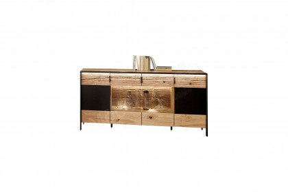 Steel living von Thielemeyer - Sideboard 720284 Wildeiche gebürstet