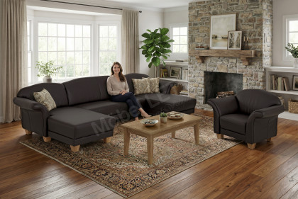 S440 Davos von Ponsel - XXL-Sofa chocolate