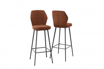 Varsovie von Akante - Barstuhl mit 4-Fuß-Stahlgestell