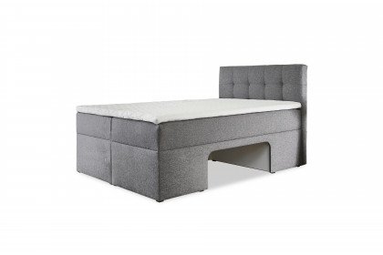 Petty von Sofa-Team - Boxbett mit Haustierhöhle in Hellgrau