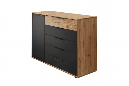 Cadiz von Wiemann - Sideboard ca. 120 cm breit graphit - Riffholz