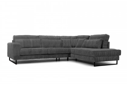Icon-LE26 von Exxpo - Polstercouch links anthracite
