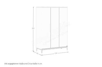 Cutie-Lea von YUNY by Paidi - Babyzimmer: Schrank, Bett, Wickelkommode