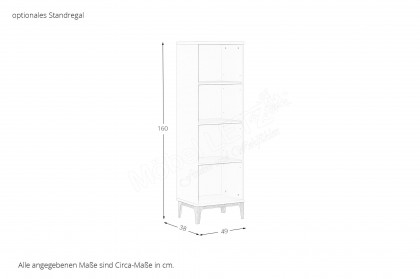 Cutie-Lea von YUNY by Paidi - Kinder- und Jugendzimmer 2-teilig creme - Eiche