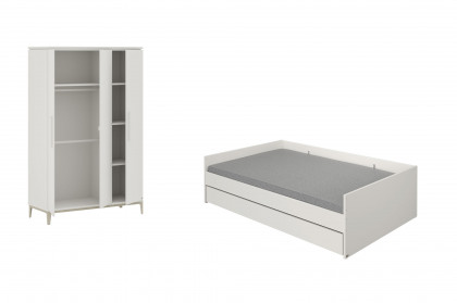 Cutie-Lea von YUNY by Paidi - Kinder- und Jugendzimmer 2-teilig creme - Eiche