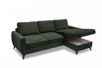 Jeffrey von Exxpo - Eckgarnitur rechts moss