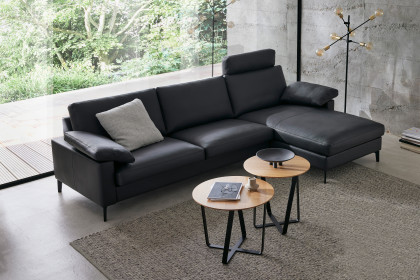 CL 500 von Erpo Polstermöbel - Ledersofa rechts black