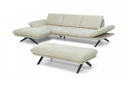 KOINOR Elements - Eckcouch Ausführung links creme