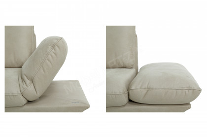 KOINOR Elements - Eckcouch Ausführung links creme