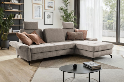 Westham-LE24 von Sit & More - Sofagarnitur rechts taupe