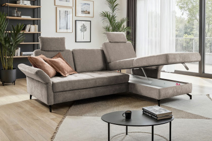 Westham-LE24 von Sit & More - Sofagarnitur rechts taupe