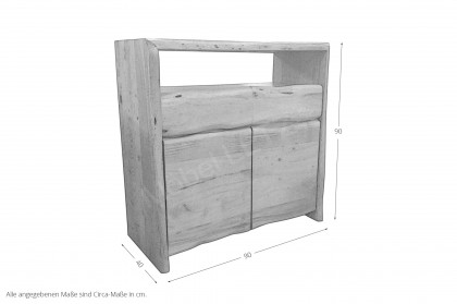 Albera von SIT Möbel - Kommode aus Akazie mit Baumkante