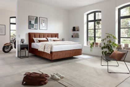 Osaka von RUF Betten - Boxspringbett in Komforthöhe braun
