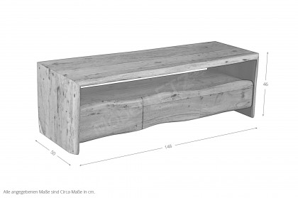 Albera von SIT Möbel - Lowboard aus Akazie