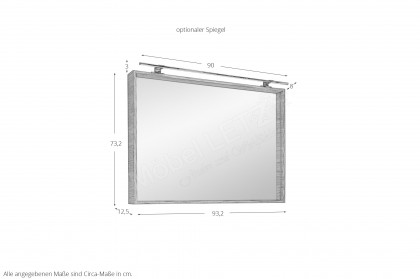 Serie 7300 von Pelipal - Badezimmer in Tropea Eiche