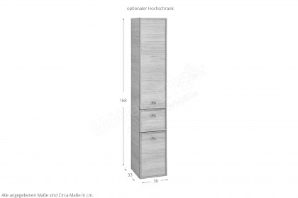 Serie 7300 von Pelipal - Badezimmer in Tropea Eiche