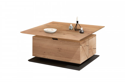 Torido von Hartmann - Wohnwand V20 Lack weiß/ Kerneiche Umato