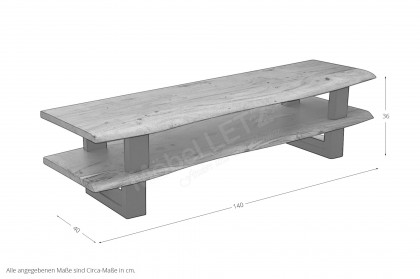 Albera von SIT Möbel - Lowboard aus Akazienholz