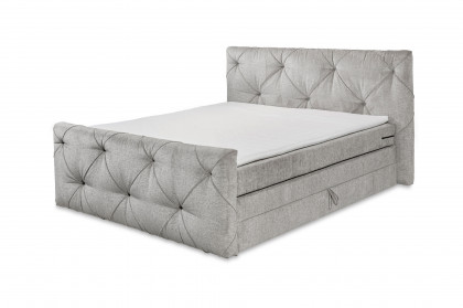 Venlo von ED-Lifestyle - Boxspringbett 180 silver