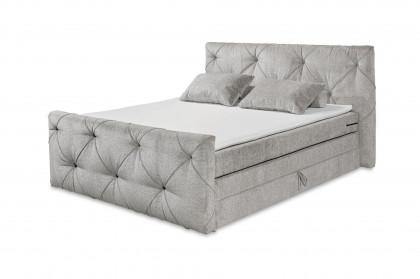 Venlo von ED-Lifestyle - Boxspringbett 180 silver