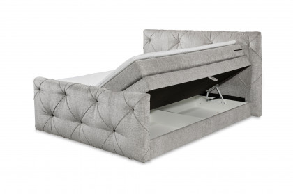 Venlo von ED-Lifestyle - Boxspringbett 180 silver