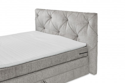 Venlo von ED-Lifestyle - Boxspringbett 180 silver