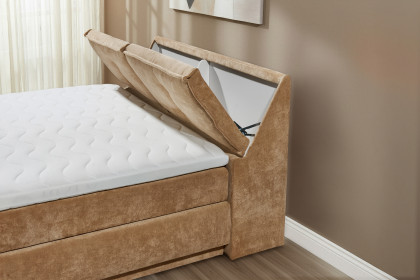 Tofino von ED-Lifestyle - Boxspringbett 180 macchiato