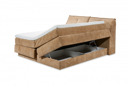 Tofino von ED-Lifestyle - Boxspringbett 180 macchiato
