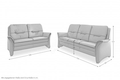 PN-PF19167 von Polinova - Polstergarnitur parkett