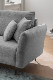 Cesano von Benformato - Eckgarnitur links grau