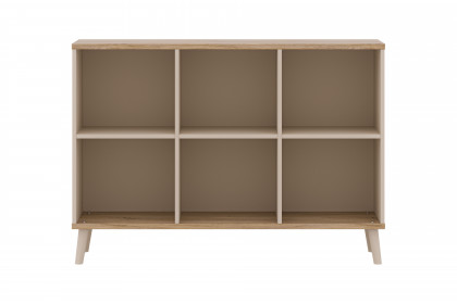 Hazel von YUNY by Paidi - Sideboard 6F cashmere-beige - Eiche Montana