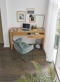 Kira-System von Musterring - Konsolen-Schreibtisch Asteiche-Furnier