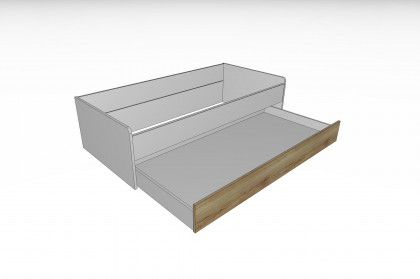 Achat von Priess - Jugendbett mit Gästebettfunktion sandgrau/ Artisan-Eiche