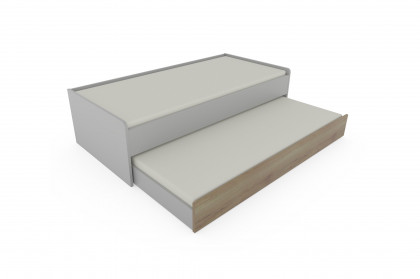 Achat von Priess - Jugendbett mit Gästebettfunktion sandgrau/ Artisan-Eiche