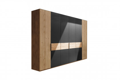 Cadiz von Wiemann - Schlafzimmer graphit - Riffholz - Bianco-Eiche