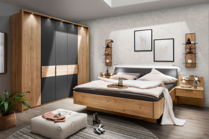 Cadiz von Wiemann - Schrank 250, Bett 180x200 und Nachttisch-Paar