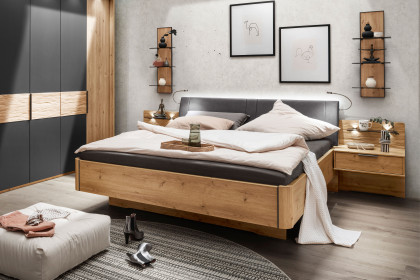 Cadiz von Wiemann - Schrank 250, Bett 180x200 und Nachttisch-Paar