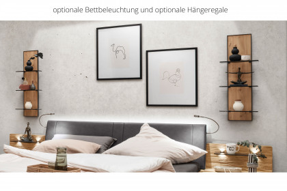 Cadiz von Wiemann - Schrank 250, Bett 180x200 und Nachttisch-Paar