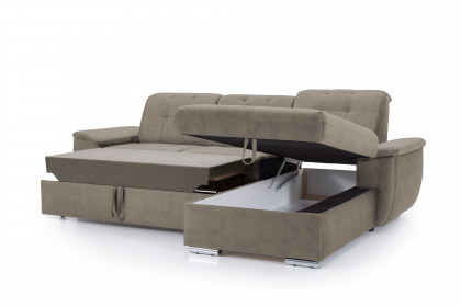 Durango von Exxpo - Polstergarnitur Varinate rechts cappuccino