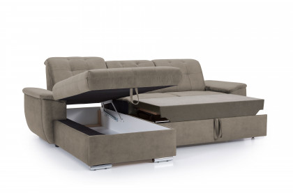 Durango von Exxpo - Polstergarnitur Varinate links cappuccino