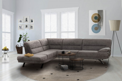 Bruno-LE18 von Grant Factory - Ecksofa links anthrazit