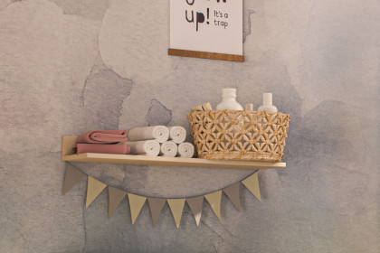 Hazel von YUNY by Paidi - Wickelkommode 3S cashmere-beige - Eiche-Montana