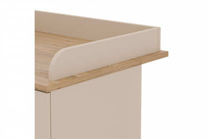 Hazel von YUNY by Paidi - Wickelkommode 3S cashmere-beige - Eiche-Montana