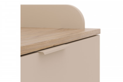 Hazel von YUNY by Paidi - Wickelkommode 3S cashmere-beige - Eiche-Montana