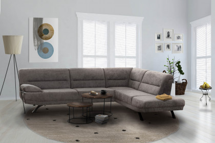 Bruno-LE18 von Matex - Ecksofa rechts anthrazit