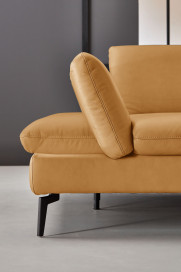 PN-IN23099 von Polinova - Ledergarnitur Variante links kurkuma