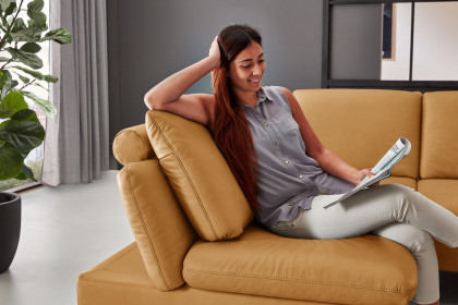 PN-IN23099 von Polinova - Ledergarnitur Variante links kurkuma