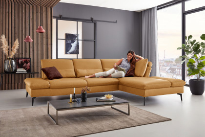 PN-IN23099 von Polinova - Ledergarnitur Variante rechts kurkuma