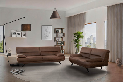 Bruno-LE18 von Matex - Polster-Ensemble dunkelbraun