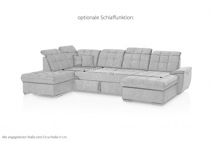 Durango von Exxpo - Wohnlandschaft links amber